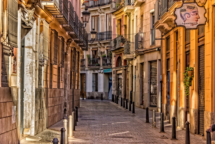 Street in Valencia, Spain