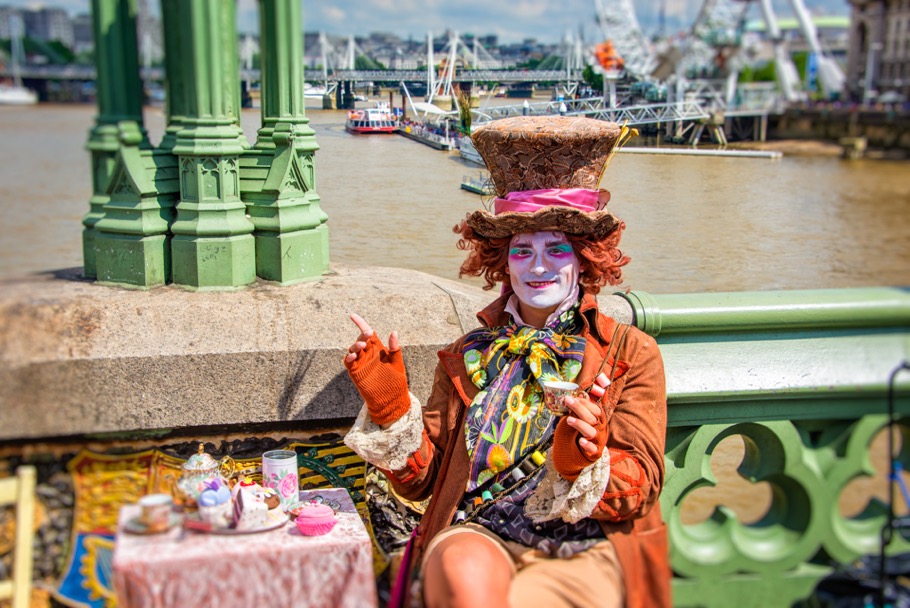 London Alice in Wonderland character